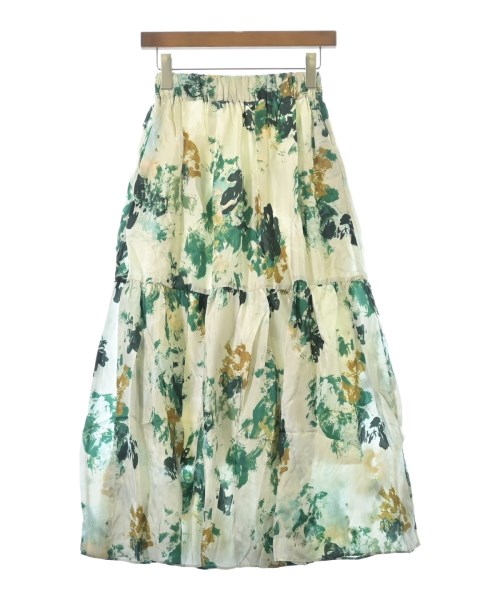 SACRA(サクラ)ロング・マキシ丈スカート 緑 サイズ:36(S位)/2200644750783