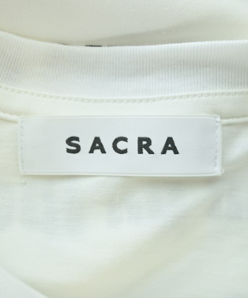 SACRA（サクラ）Tシャツ・カットソー 白 サイズ:38(M位) レディース/2200610681110