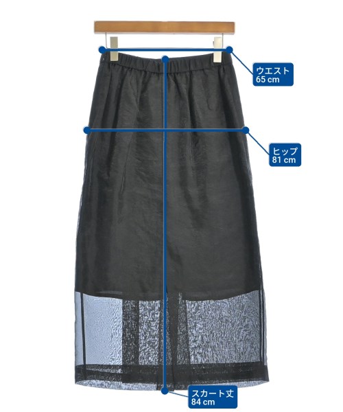 SACRA（サクラ）ロング・マキシ丈スカート 黒 サイズ:38(M位) レディース/2200620397070