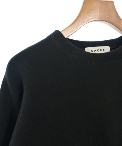 SACRA（サクラ）スウェット 黒 サイズ:38(M位) レディース/2200622538020