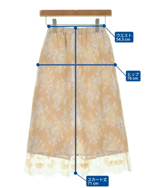 SACRA（サクラ）ロング・マキシ丈スカート ベージュ サイズ:S レディース/2200624500056