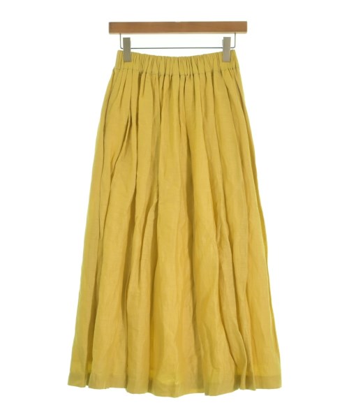SACRA（サクラ）ロング・マキシ丈スカート 黄 サイズ:38(M位) レディース/2200617593133