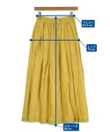 SACRA（サクラ）ロング・マキシ丈スカート 黄 サイズ:38(M位) レディース/2200617593133