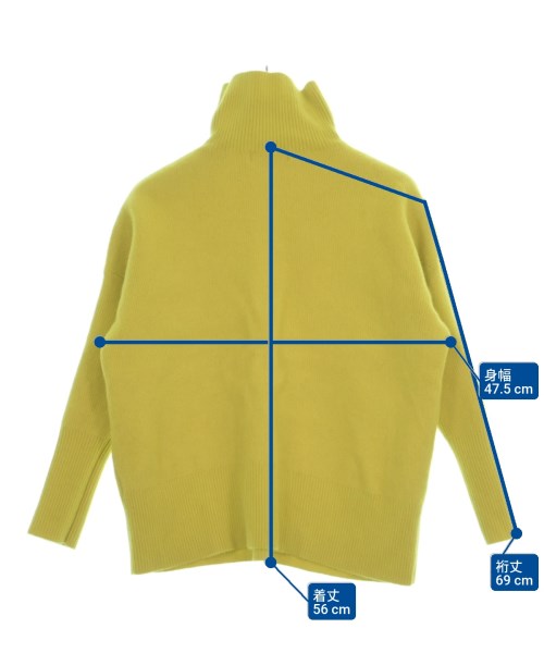 SACRA（サクラ）ニット・セーター 黄 サイズ:38(M位) レディース/2200631733065