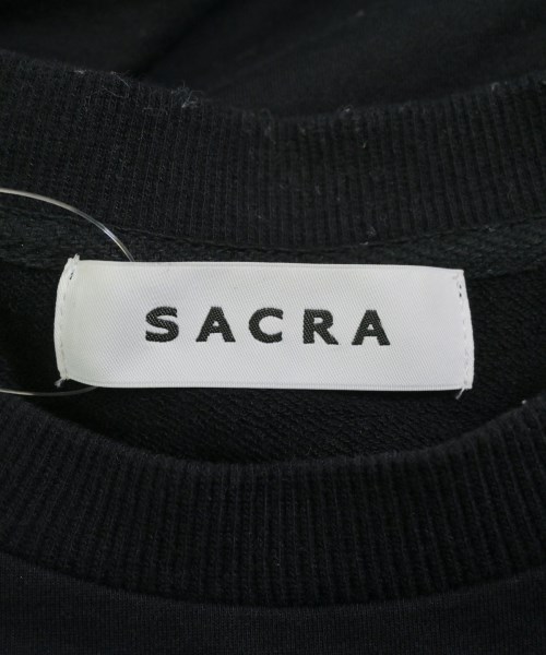 SACRA（サクラ）Tシャツ・カットソー 黒 サイズ:38(M位) レディース/2200619564032
