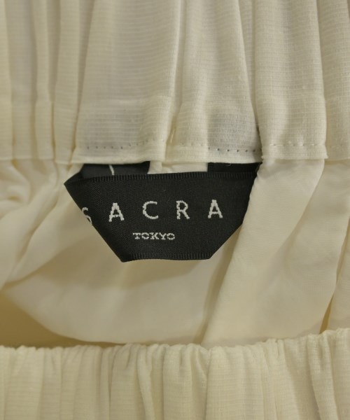SACRA（サクラ）ロング・マキシ丈スカート 白 サイズ:38(M位) レディース/2200634506109