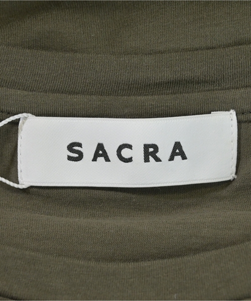 SACRA（サクラ）Tシャツ・カットソー カーキ サイズ:38(M位) レディース/2200586038086