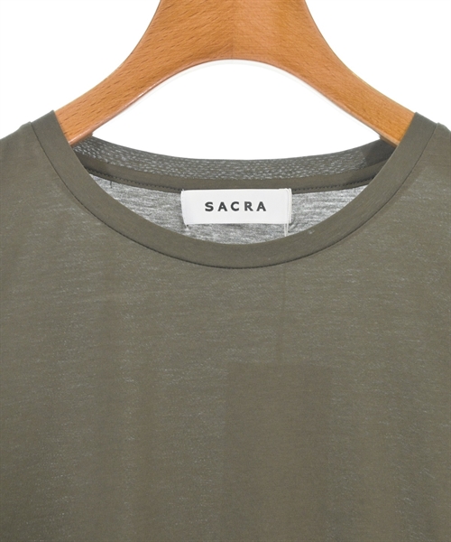 SACRA（サクラ）Tシャツ・カットソー カーキ サイズ:38(M位) レディース/2200586038086
