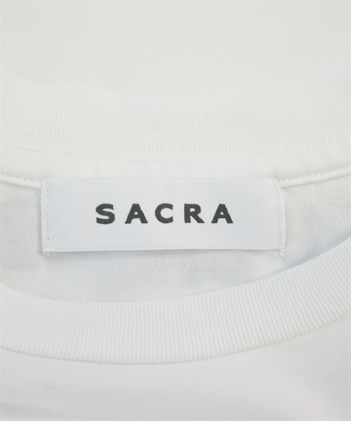 SACRA（サクラ）Tシャツ・カットソー 白 サイズ:38(M位) レディース/2200612665026