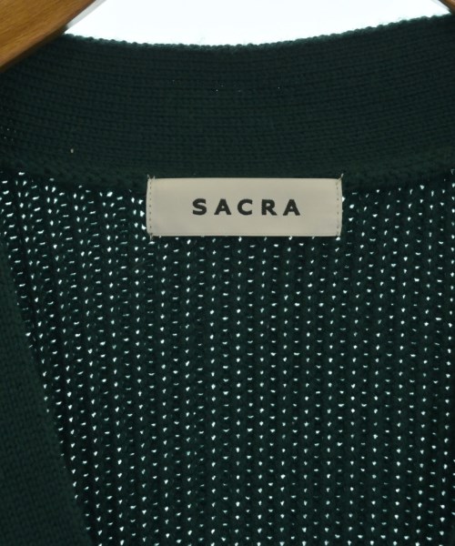 SACRA（サクラ）カーディガン 緑 サイズ:38(M位) レディース/2200617766056