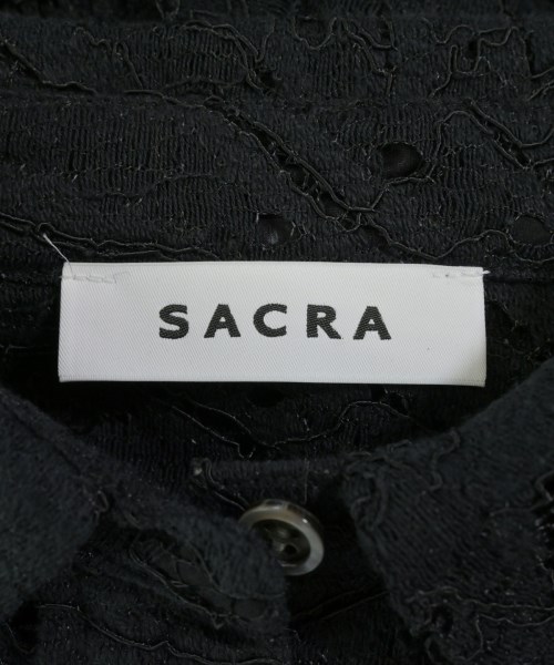 SACRA（サクラ）ブラウス 黒 サイズ:38(M位) レディース/2200602782030