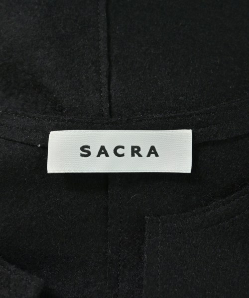 SACRA（サクラ）カジュアルシャツ 黒 サイズ:38(M位) レディース/2200671004026