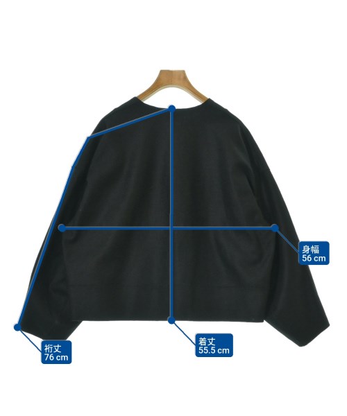 SACRA（サクラ）カジュアルシャツ 黒 サイズ:38(M位) レディース/2200671004026