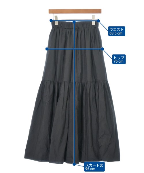 SACRA（サクラ）ロング・マキシ丈スカート 黒 サイズ:38(M位) レディース/2200675132022