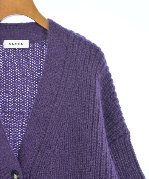 SACRA（サクラ）カーディガン 紫 サイズ:38(M位) レディース/2200672559174