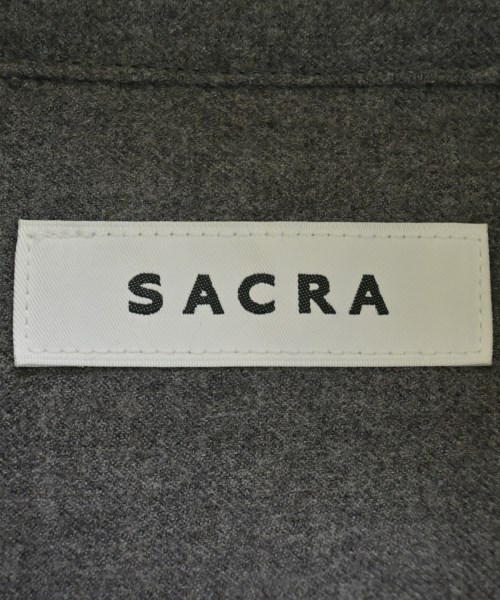 SACRA（サクラ）シャツワンピース グレー サイズ:38(M位) レディース/2200665376061