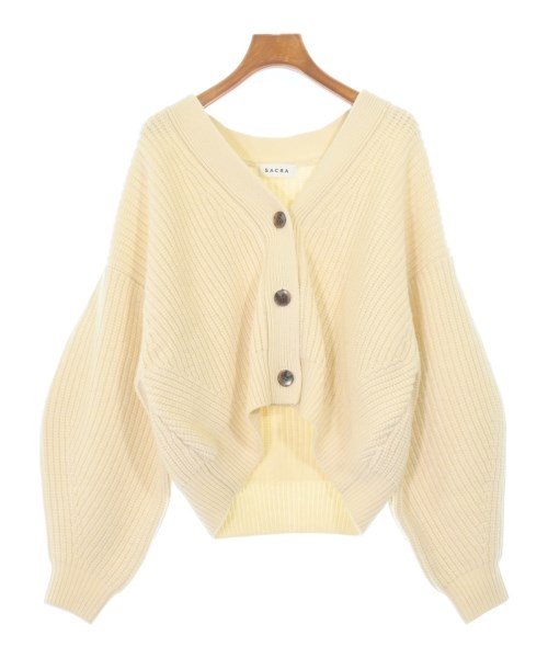 SACRA(サクラ)カーディガン 白 サイズ:38(M位)/2200674935013