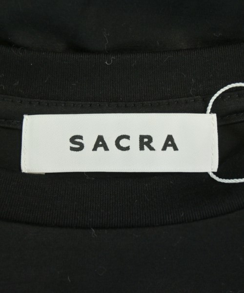 SACRA（サクラ）Tシャツ・カットソー 黒 サイズ:38(M位) レディース/2200695160098