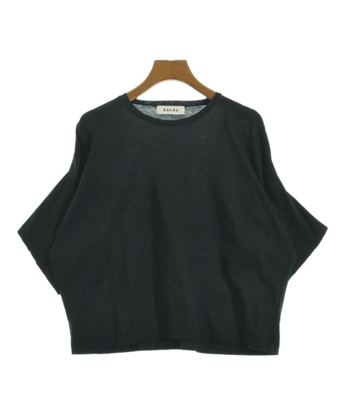 SACRA(サクラ)Tシャツ・カットソー 黒 サイズ:38(M位)/2200695160104