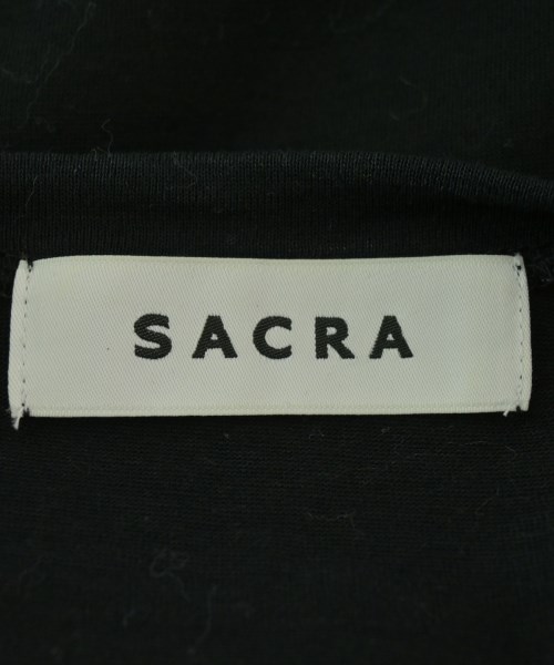 SACRA（サクラ）Tシャツ・カットソー 黒 サイズ:38(M位) レディース/2200695160104