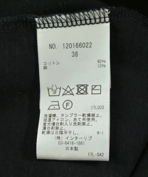 SACRA（サクラ）Tシャツ・カットソー 黒 サイズ:38(M位) レディース/2200695160104