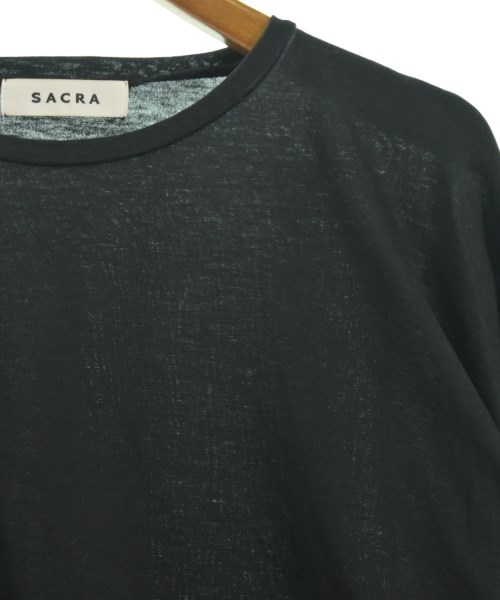 SACRA（サクラ）Tシャツ・カットソー 黒 サイズ:38(M位) レディース/2200695160104