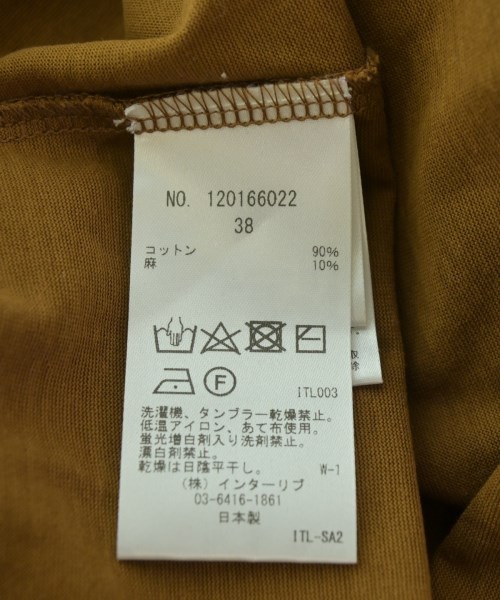 SACRA（サクラ）Tシャツ・カットソー 茶 サイズ:38(M位) レディース/2200695160111