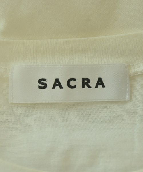 SACRA（サクラ）Tシャツ・カットソー 白 サイズ:38(M位) レディース/2200699112109
