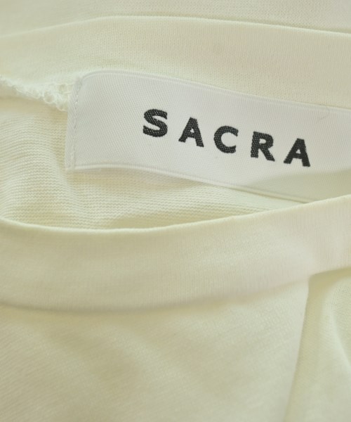 SACRA（サクラ）Tシャツ・カットソー 白 サイズ:38(M位) レディース/2200699112109