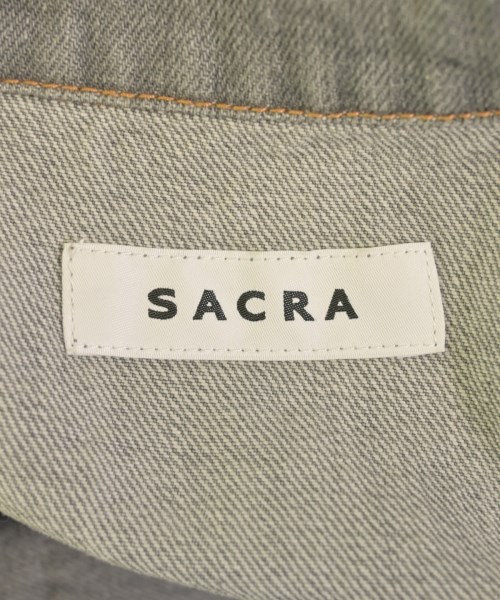 SACRA（サクラ）デニムジャケット 黒 サイズ:38(M位) レディース/2200701698010