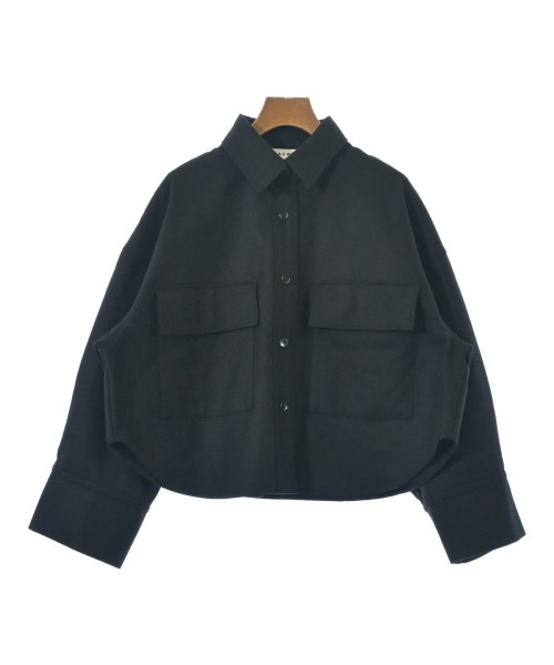 SACRA(サクラ)カジュアルシャツ 黒 サイズ:38(M位)/2200655673064