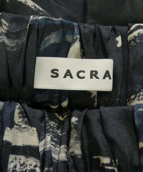SACRA（サクラ）ロング・マキシ丈スカート 紺 サイズ:36(S位) レディース/2200659133052