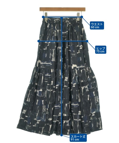 SACRA（サクラ）ロング・マキシ丈スカート 紺 サイズ:36(S位) レディース/2200659133052