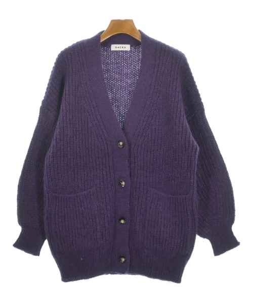 SACRA(サクラ)カーディガン 紫 サイズ:38(M位)/2200661207024