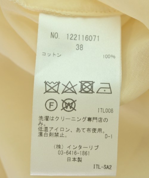 SACRA（サクラ）カジュアルシャツ ベージュ サイズ:38(M位) レディース/2200711152298