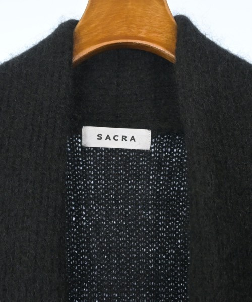 SACRA（サクラ）カーディガン 黒 サイズ:38(M位) レディース/2200645207057