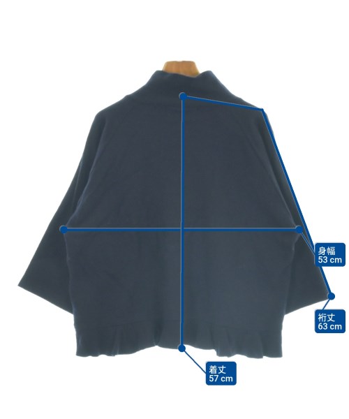 SACRA（サクラ）ブラウス 紺 サイズ:38(M位) レディース/2200648525042