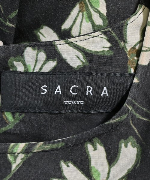 SACRA（サクラ）ブラウス 黒 サイズ:38(M位) レディース/2200639007052