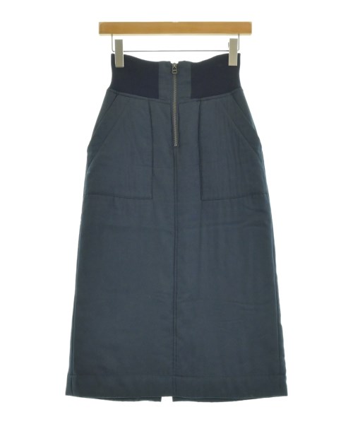SACRA(サクラ)ひざ丈スカート 紺 サイズ:36(S位)/2200640894054