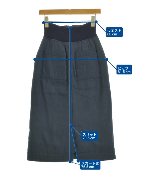 SACRA（サクラ）ひざ丈スカート 紺 サイズ:36(S位) レディース/2200640894054