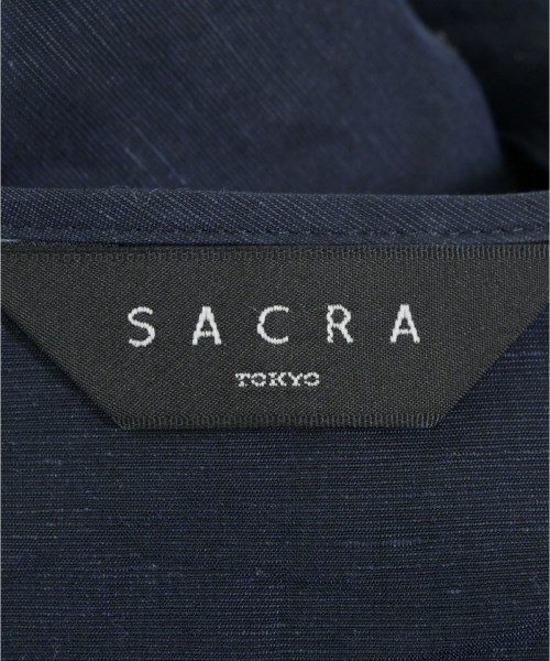 SACRA（サクラ）ブラウス 紺 サイズ:38(M位) レディース/2200626692049