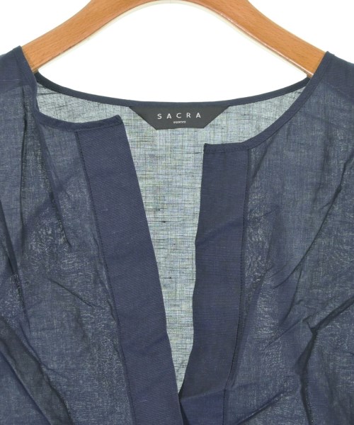 SACRA（サクラ）ブラウス 紺 サイズ:38(M位) レディース/2200626692049