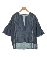 SACRA（サクラ）ブラウス 紺 サイズ:38(M位) レディース/2200626692049