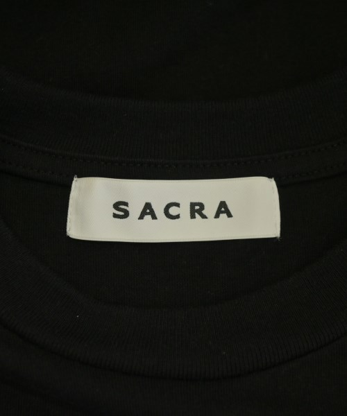 SACRA（サクラ）Tシャツ・カットソー 黒 サイズ:38(M位) レディース/2200708956021