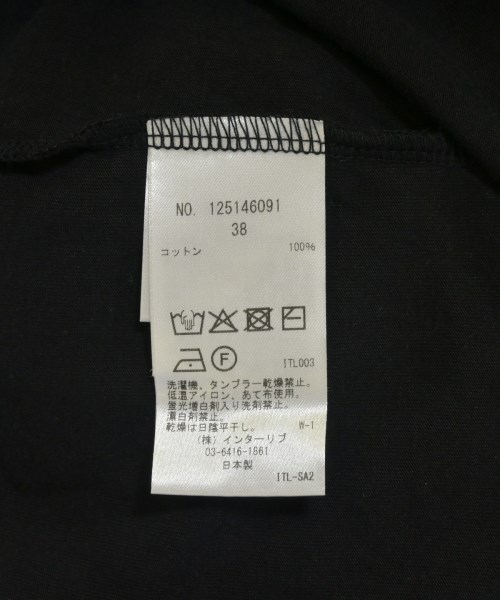SACRA（サクラ）Tシャツ・カットソー 黒 サイズ:38(M位) レディース/2200708956021