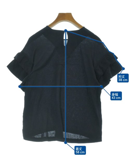 SACRA（サクラ）Tシャツ・カットソー 紺 サイズ:38(M位) レディース/2200660176154
