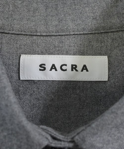 SACRA（サクラ）カジュアルシャツ グレー サイズ:38(M位) レディース/2200662088073