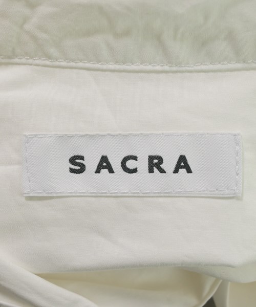 SACRA（サクラ）カジュアルシャツ 白 サイズ:38(M位) レディース/2200721517124