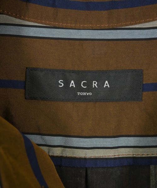 SACRA（サクラ）カジュアルシャツ 茶 サイズ:38(M位) レディース/2200717543151