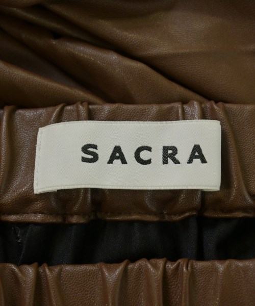 SACRA（サクラ）ロング・マキシ丈スカート 茶 サイズ:38(M位) レディース/2200722538067